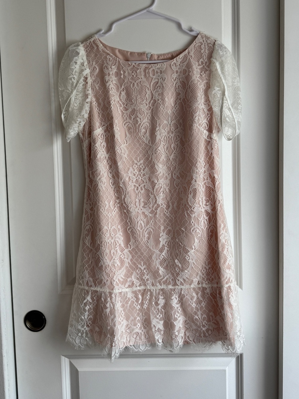 BB Dakota Steve Madden ivory lace whimsycore dress size 6
